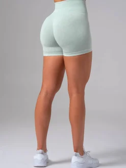Stonewash Seamless Invisible Scrunch Shorts