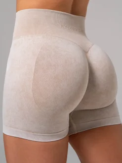 Stonewash Seamless Invisible Scrunch Shorts