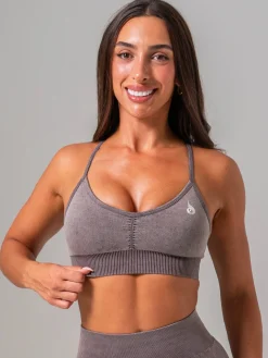 Stonewash Seamless Sports Bra