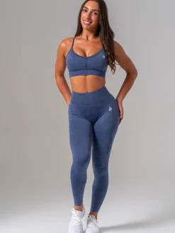 Stonewash Seamless Sports Bra