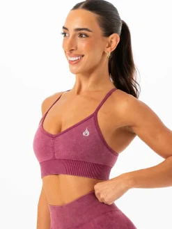 Stonewash Seamless Sports Bra