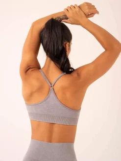 Stonewash Seamless Sports Bra