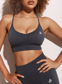 Stonewash Seamless Sports Bra