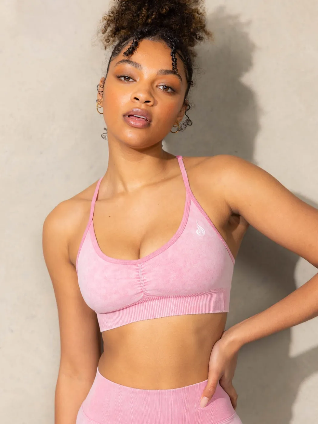 Stonewash Seamless Sports Bra