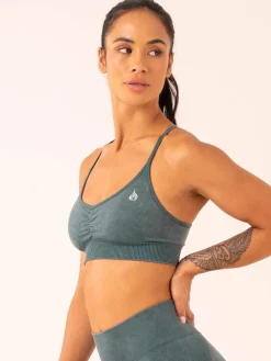Stonewash Seamless Sports Bra