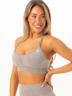 Stonewash Seamless Sports Bra