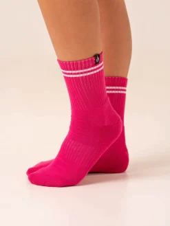 Stripe Crew Socks