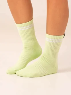 Stripe Crew Socks