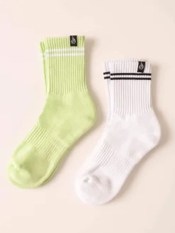 Stripe Crew Socks