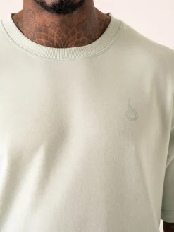 Throwback Oversized Fleece T-Shirt