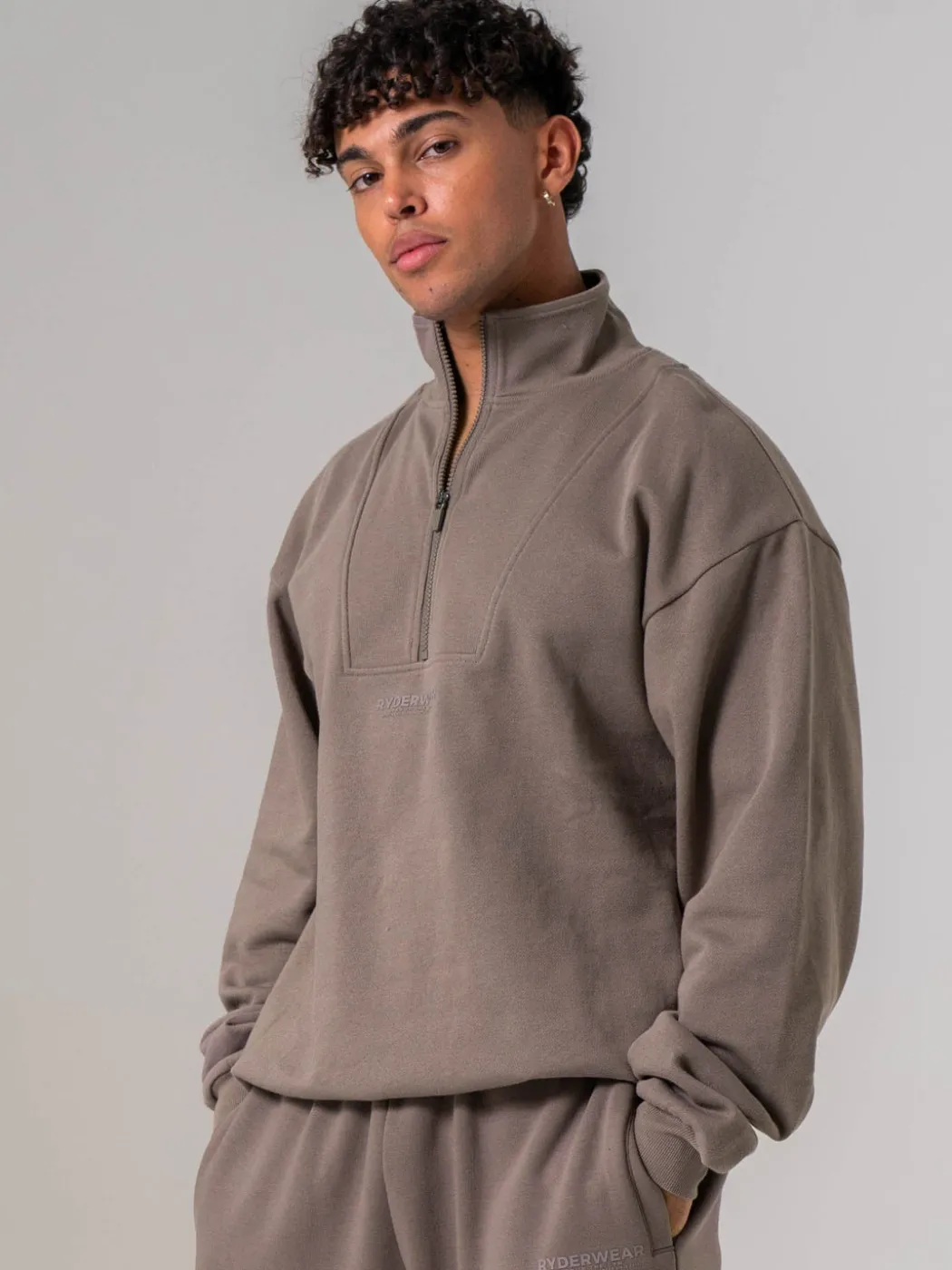 Unisex Fleece Half Zip