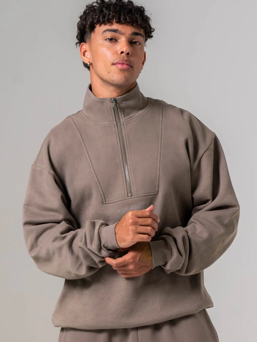 Unisex Fleece Half Zip