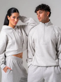Unisex Fleece Half Zip