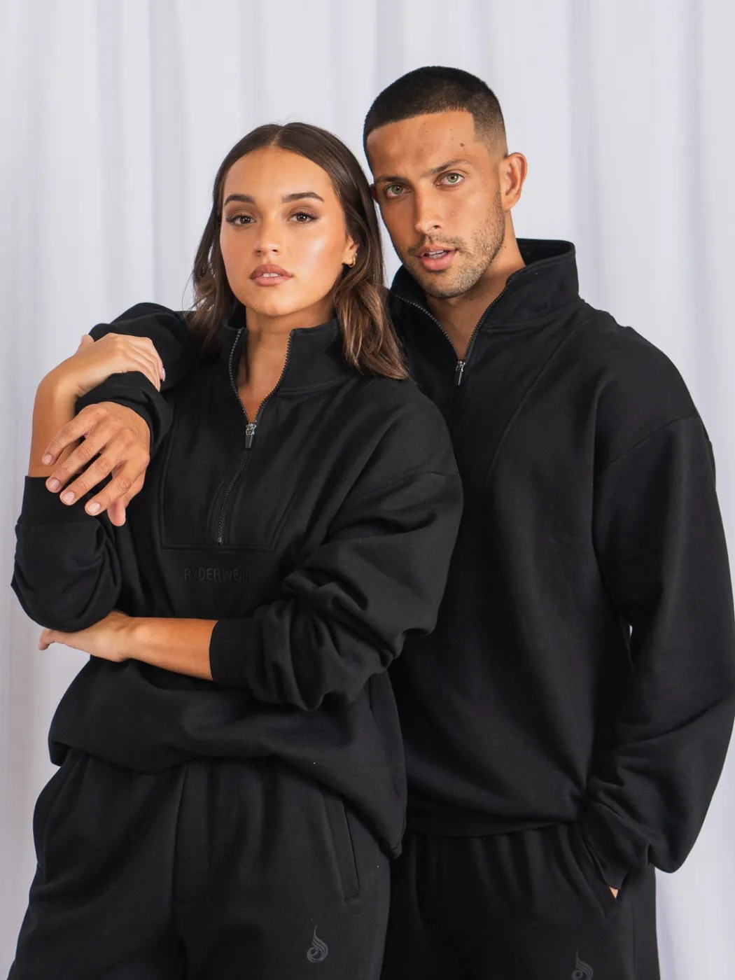 Unisex Half Zip Jumper