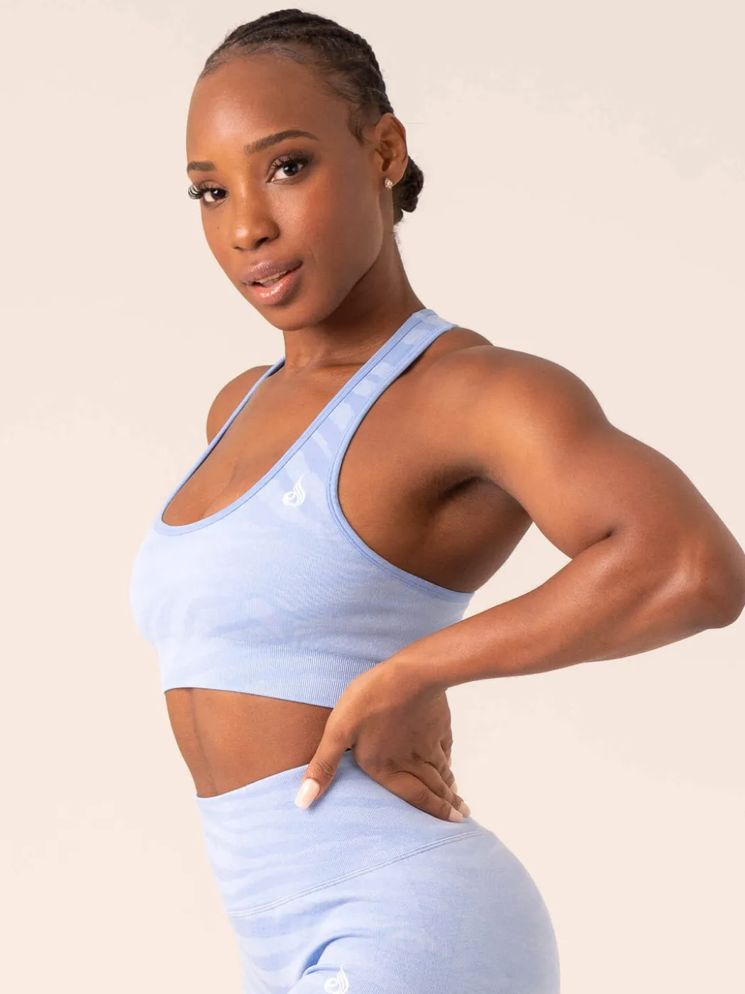 Zebra Seamless Sports Bra